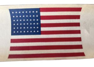 Rare U.S. Airborne Invasion Flag Armband - Unissued Condition