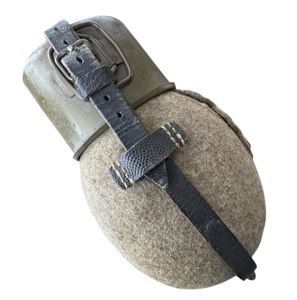 WH (HEER) M31 Canteen and Cup 'MN43' - Nice Used …