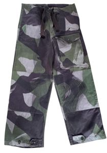 British Windproof Camouflage Trousers 1943 - Stone Mint Condition
