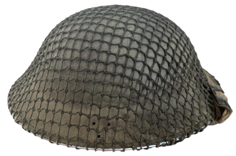 British MK II i.e. 'Tommy' Helmet With Helmet Net - Nice Used Condition — image 2