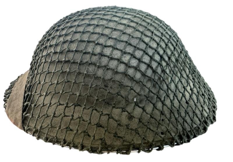British MK II i.e. 'Tommy' Helmet With Helmet Net - Nice Used Condition — image 3