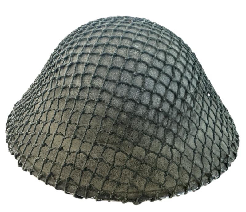 British MK II i.e. 'Tommy' Helmet With Helmet Net - Nice Used Condition — image 4
