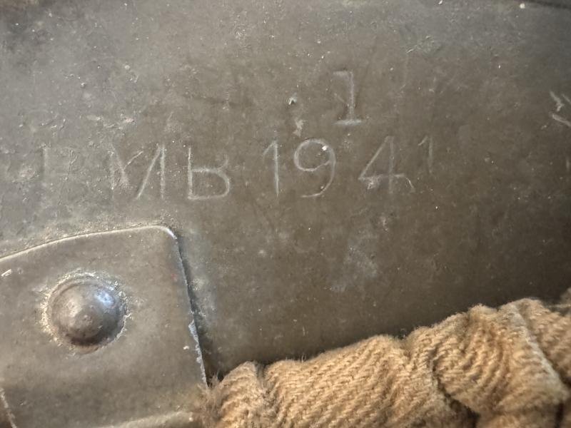 British MK II i.e. 'Tommy' Helmet With Helmet Net - Nice Used Condition — image 8