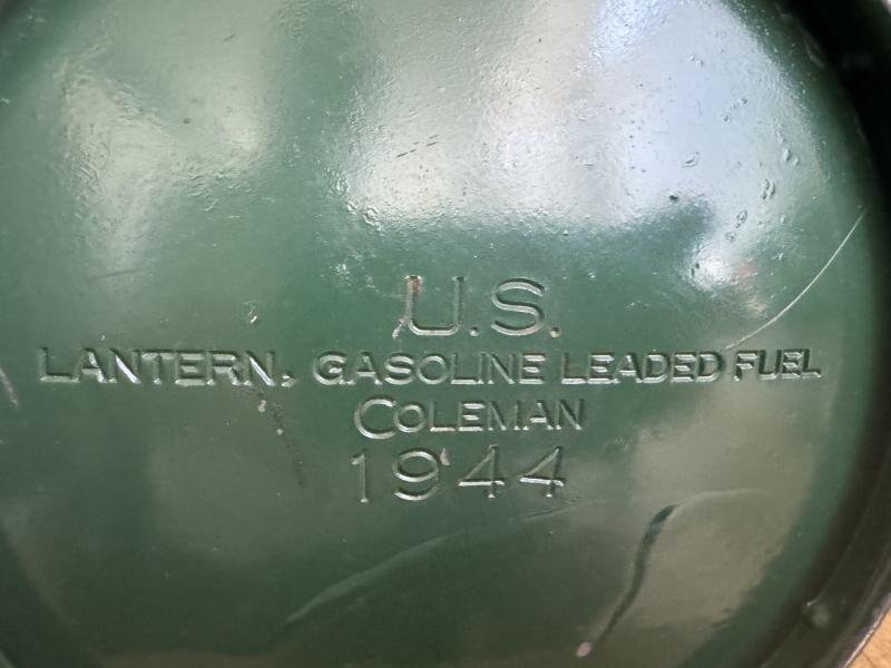 U.S. Coleman Gasoline Lantern 1944 - Unissued Condition — image 15