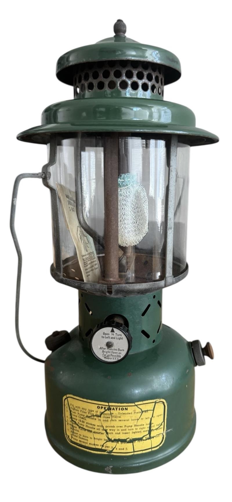 U.S. Coleman Gasoline Lantern 1944 - Unissued Condition — image 2