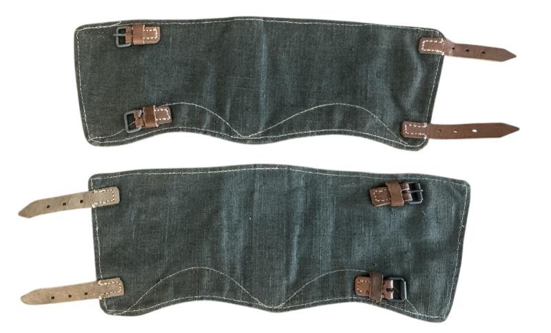 WH (Heer/Waffen-SS)Non matching set of Canvas Gaiters - Mint Condition — image 8