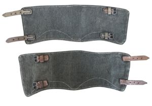 WH (Heer/Waffen-SS) Non Matching Canvas Gaiters - Nice Used Condition