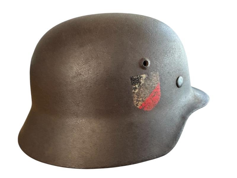 WH (Heer) M35 Double Decal Combat Helmet Shell - Nice Used Condition — image 19