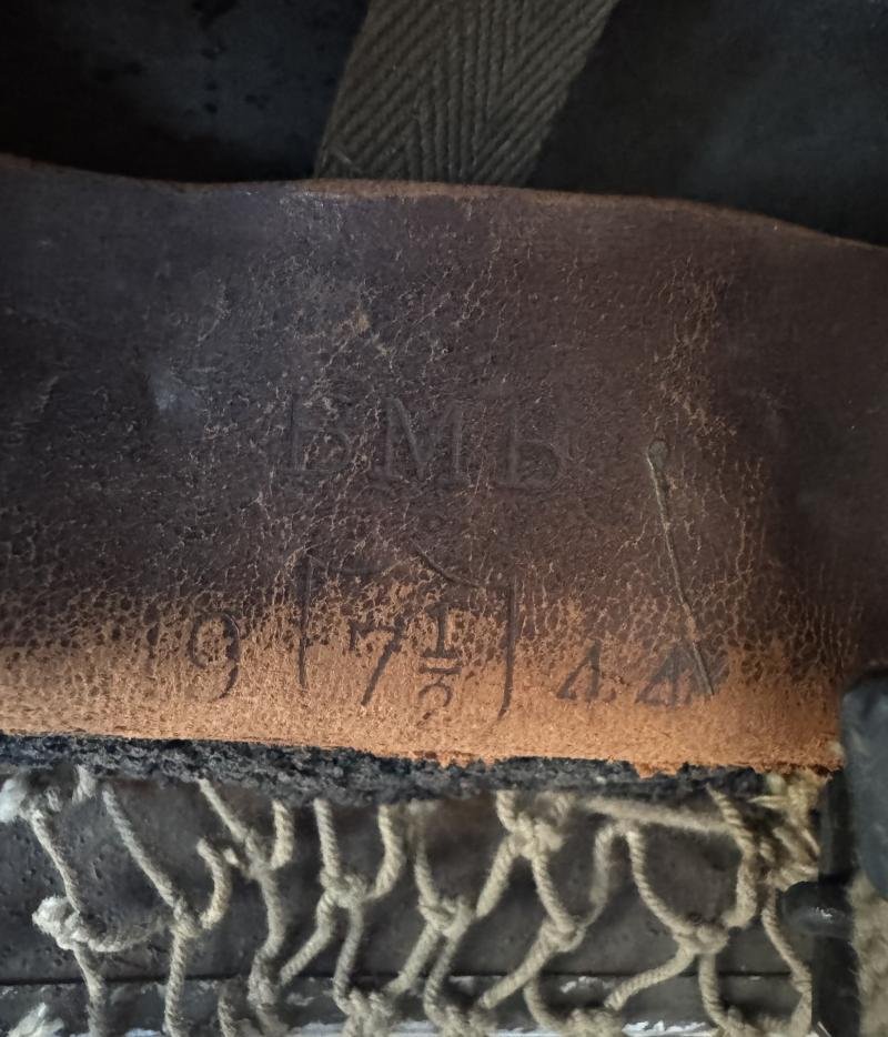 British (Airborne) MK3 Paratrooper Combat Helmet 1944 Battle Of Arnhem - Nice Used Condition — image 10