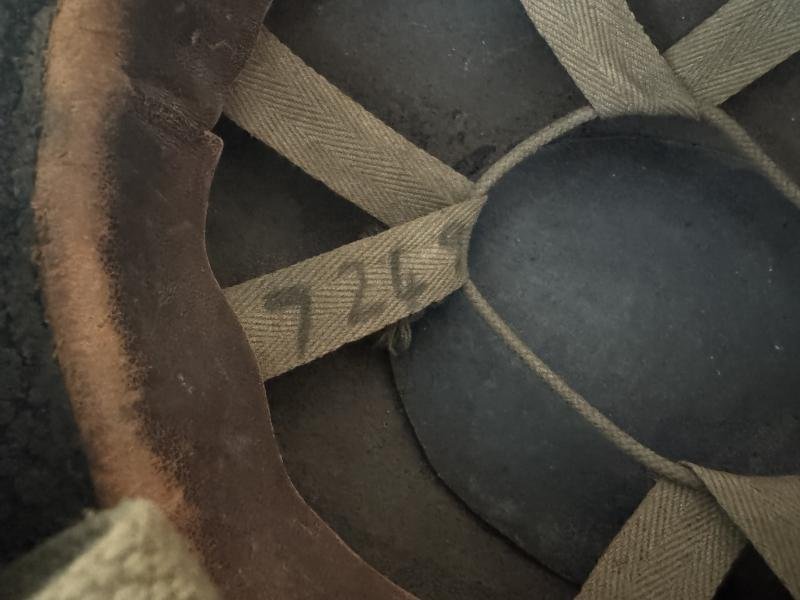 British (Airborne) MK3 Paratrooper Combat Helmet 1944 Battle Of Arnhem - Nice Used Condition — image 12