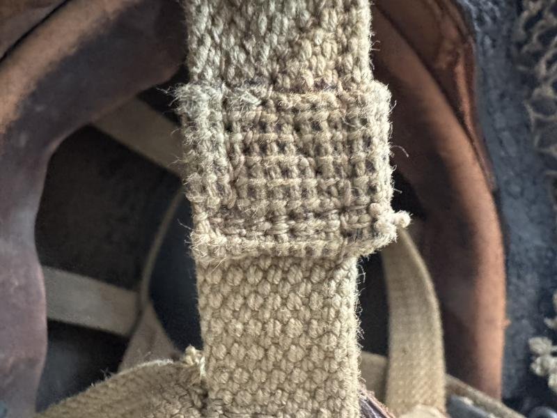 British (Airborne) MK3 Paratrooper Combat Helmet 1944 Battle Of Arnhem - Nice Used Condition — image 13