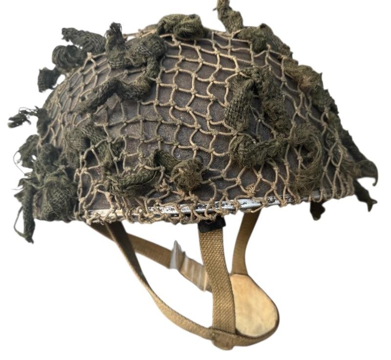 British (Airborne) MK3 Paratrooper Combat Helmet 1944 Battle Of Arnhem - Nice Used Condition — image 6