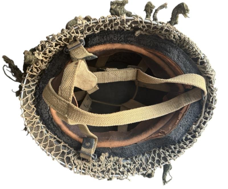 British (Airborne) MK3 Paratrooper Combat Helmet 1944 Battle Of Arnhem - Nice Used Condition — image 8