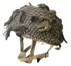 British (Airborne) MK3 Paratrooper Combat Helmet 1944 Battle Of Arnhem …