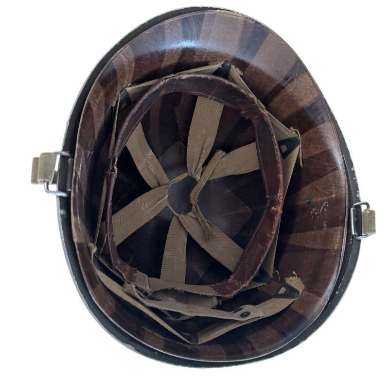 U.S. M1 Helmet With Seaman Paper Company Liner - Nice Used Condition — image 6