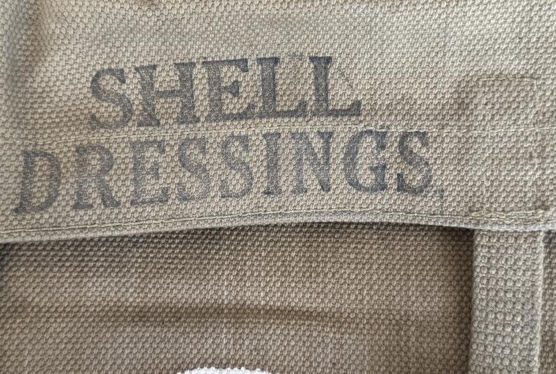 British Medic Shell Dressing Bag 1943 - Mint Condition — image 4