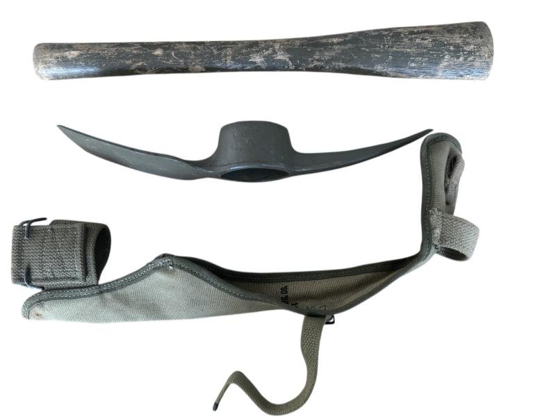 U.S. M1910 Pick-Mattock Intrenching And Carrier - Nice Used Condition — image 8