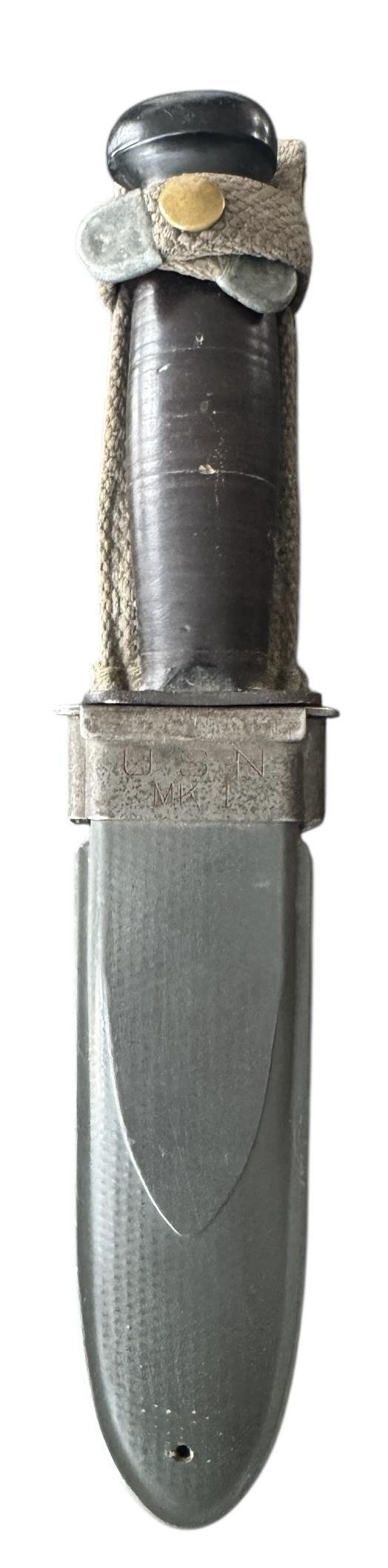 U.S. Navy MK1 Fighting Knife - Nice Used Condition — image 6