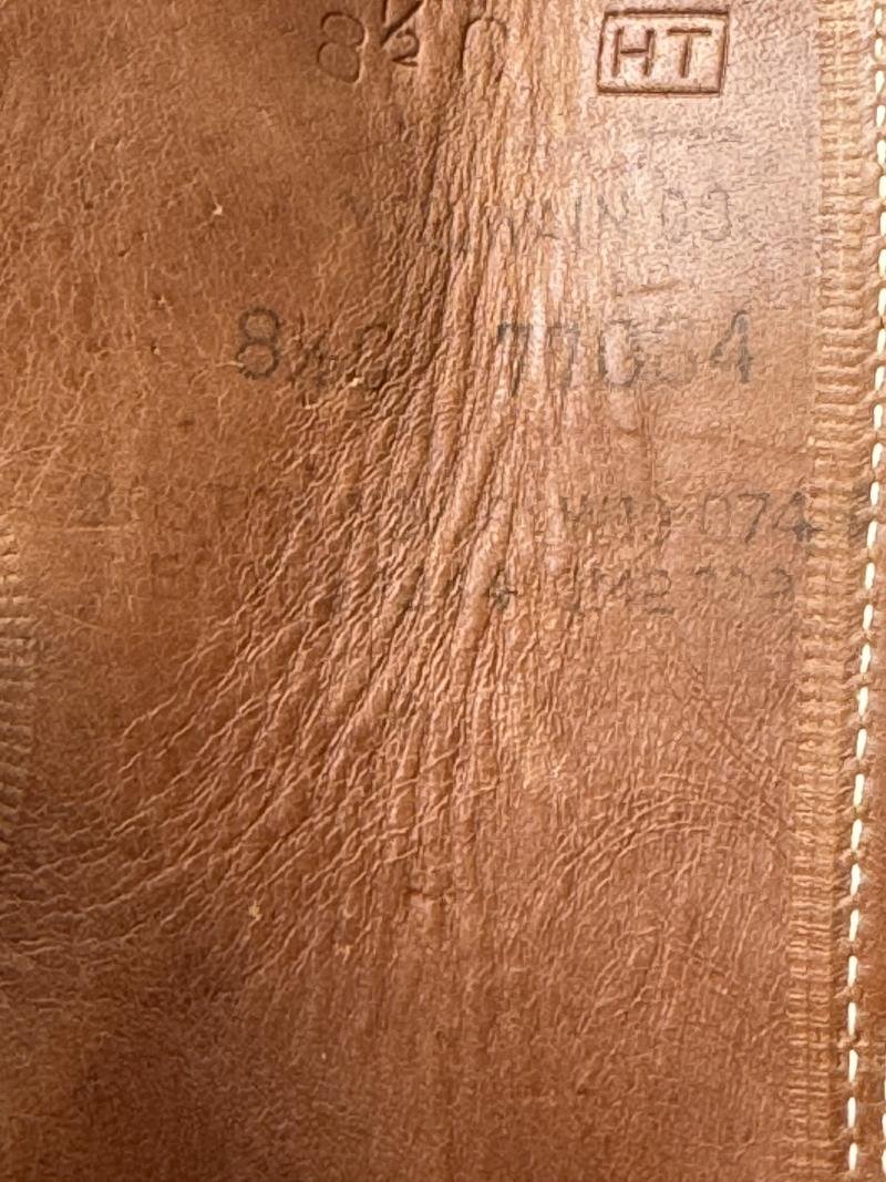 U.S. M1943 Service Boots 1944 Dated Sized 8 1/2 - Near Mint Condition — image 6