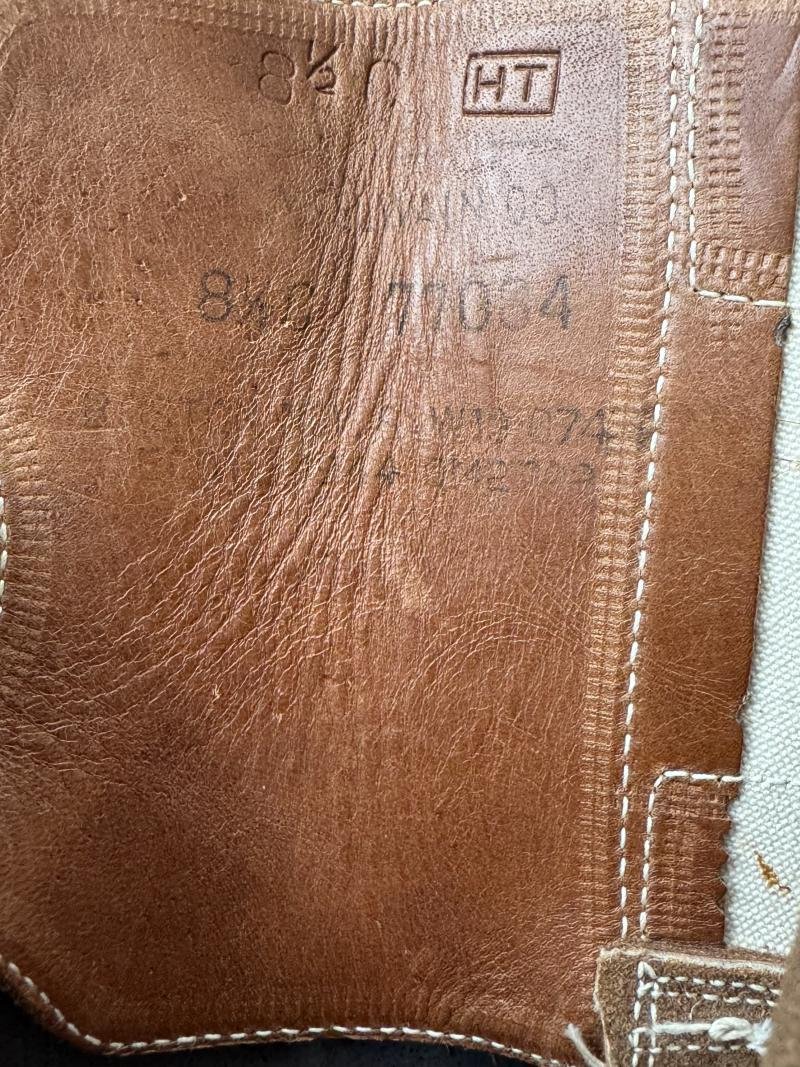 U.S. M1943 Service Boots 1944 Dated Sized 8 1/2 - Near Mint Condition — image 7