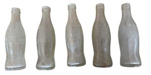 Coca Cola Bottle 1944 Dated Set of 5- Nice Used …