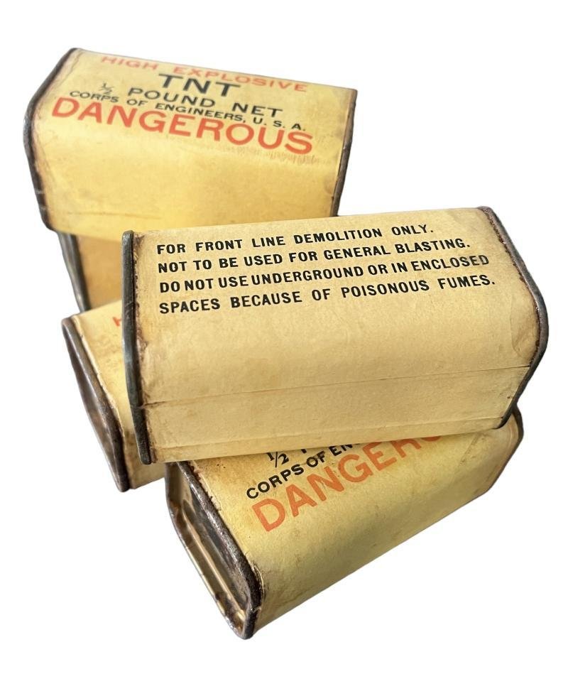 U.S. (Airborne) Half-Pound TNT Bars (Empty) - Set of Five — image 6