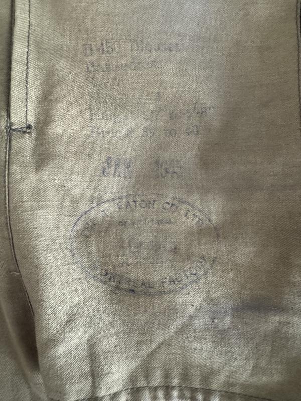 Canadian Battle Dress Jacket 1945 - Nice Used Condition — image 6