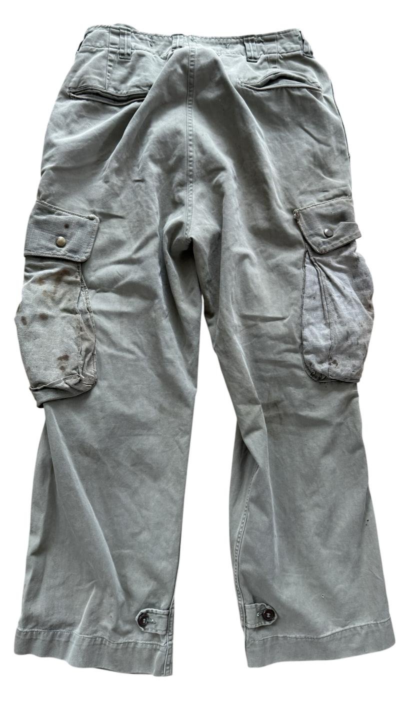 U.S. Airborne /Paratrooper M1943 Rigger Reinforced Jump Trousers - Nice Used Condition — image 2