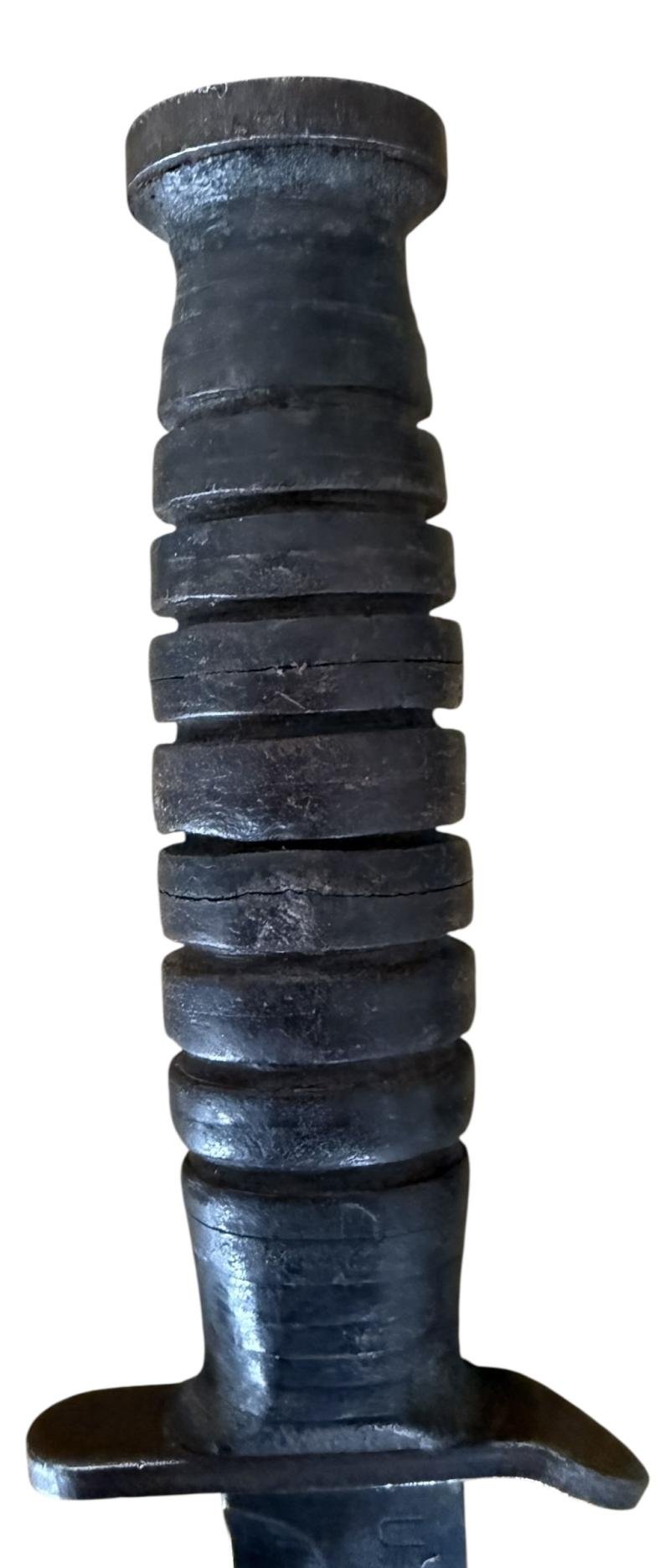 U.S. Second Model M3 'Utica' Trench Knife And M8 Scabbard - Nice Used Condition — image 9