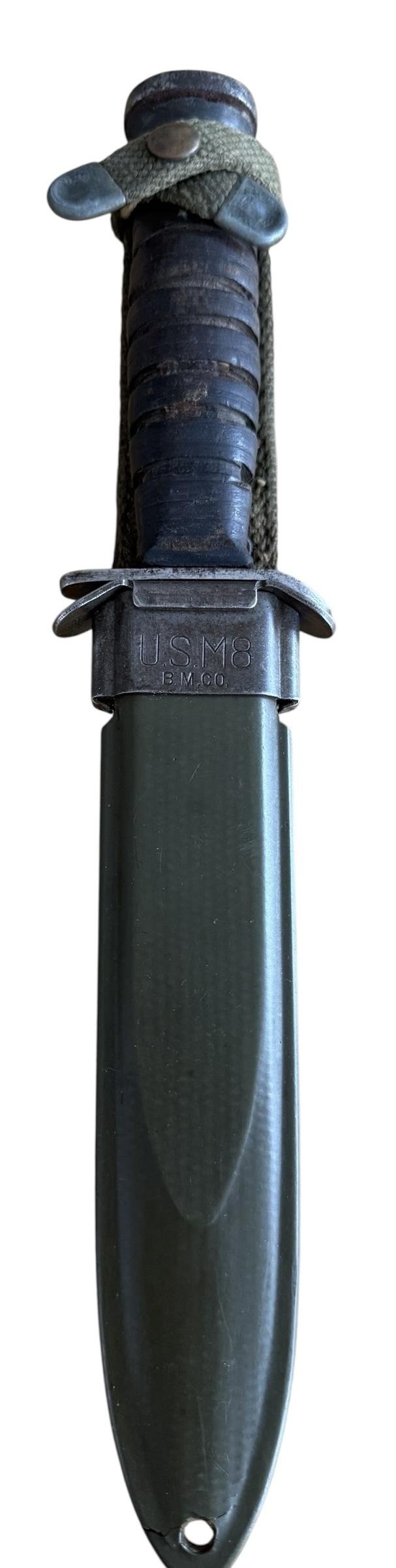 U.S. Second Model M3 'CASE' Trench Knife And M8 Scabbard - Nice Used Condition — image 4