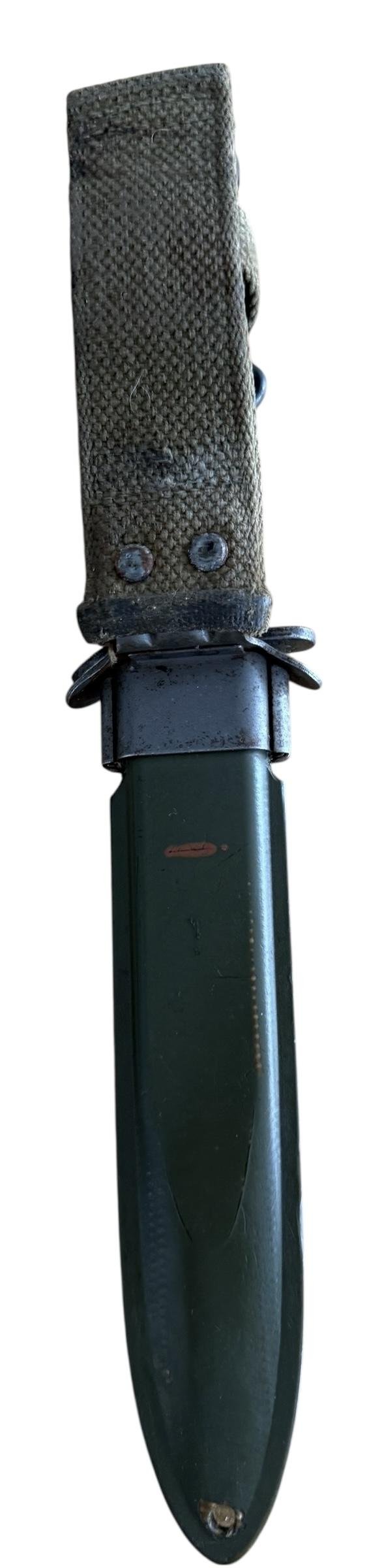 U.S. 3rd Model M3 Trench Knife and M8 Scabbard Rare Makers Mark 'Boker' - Nice Used Condition — image 5