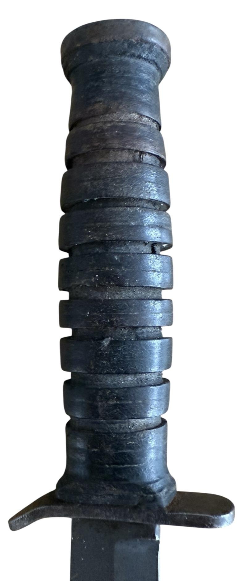 U.S. 3rd Model M3 Trench Knife and M8 Scabbard Rare Makers Mark 'Boker' - Nice Used Condition — image 9