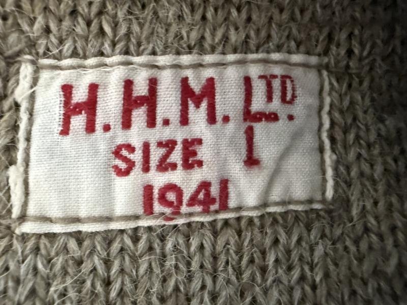 British Army V Neck Pullover Jumper 1941 - Nice Used Condition — image 5