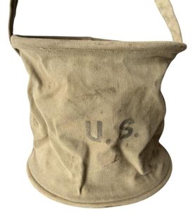 U.S. Canvas Watering Bucket 1943 - Nice Used Condition