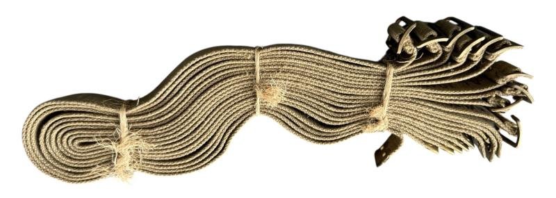 British 1937 Pattern Webbing Utility Straps (10pcs) 1943 - Unissued Condition — image 2