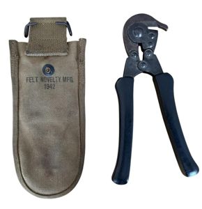 U.S. M1938 Wire Cutters And Carrier1942 - Nice Used Condition