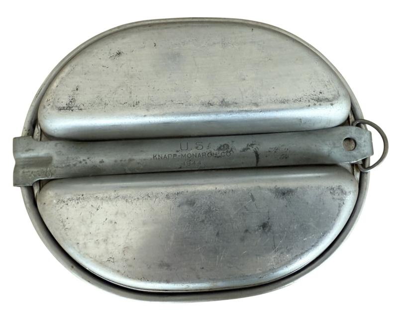 U.S. Mess Tin (1944) And Cutlery - Nice Used Condition — image 2