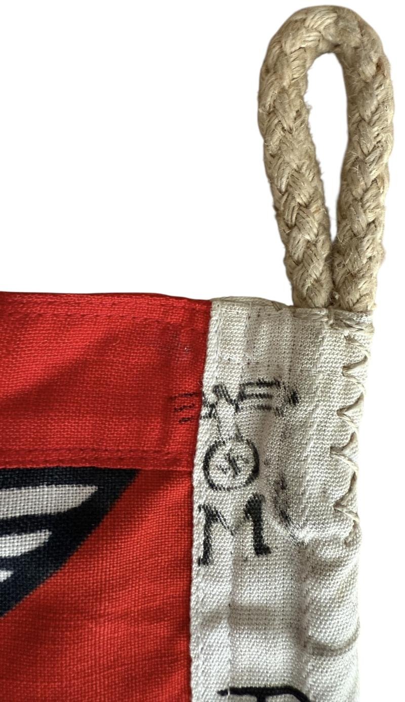 Kriegsmarine Reichsdienstflagge 'U Boot' Size 50x85 Kress St Tonis - Mint Condition — image 2