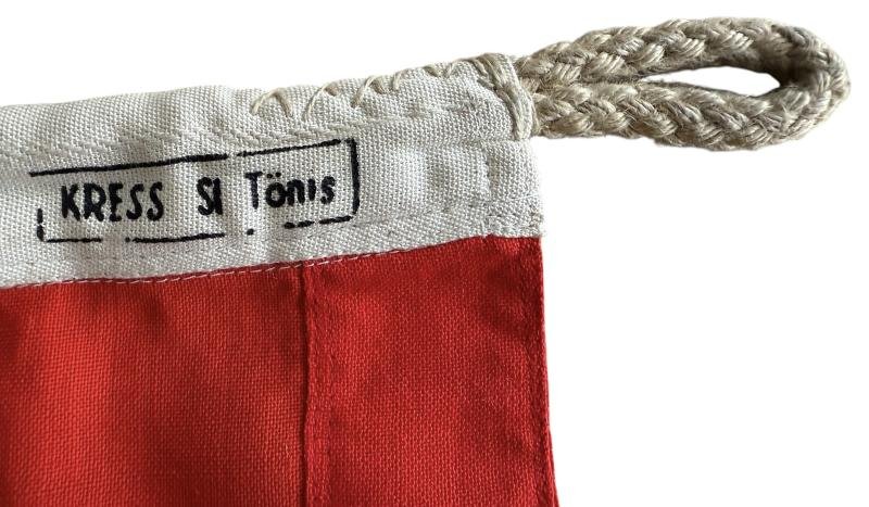 Kriegsmarine Reichsdienstflagge 'U Boot' Size 50x85 Kress St Tonis - Mint Condition — image 4