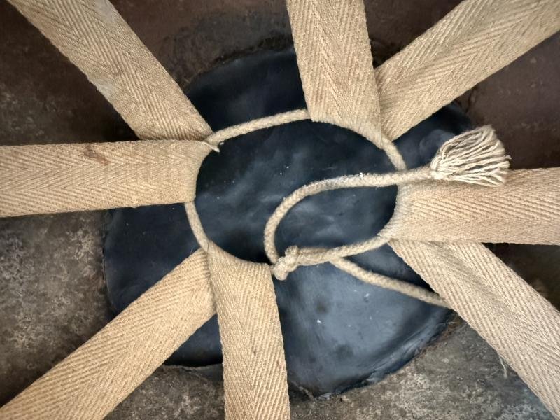 British (Airborne) MK3 Paratrooper/Airborne Combat Helmet 1944 Size 7 1/8 - Nice Used Condition — image 13