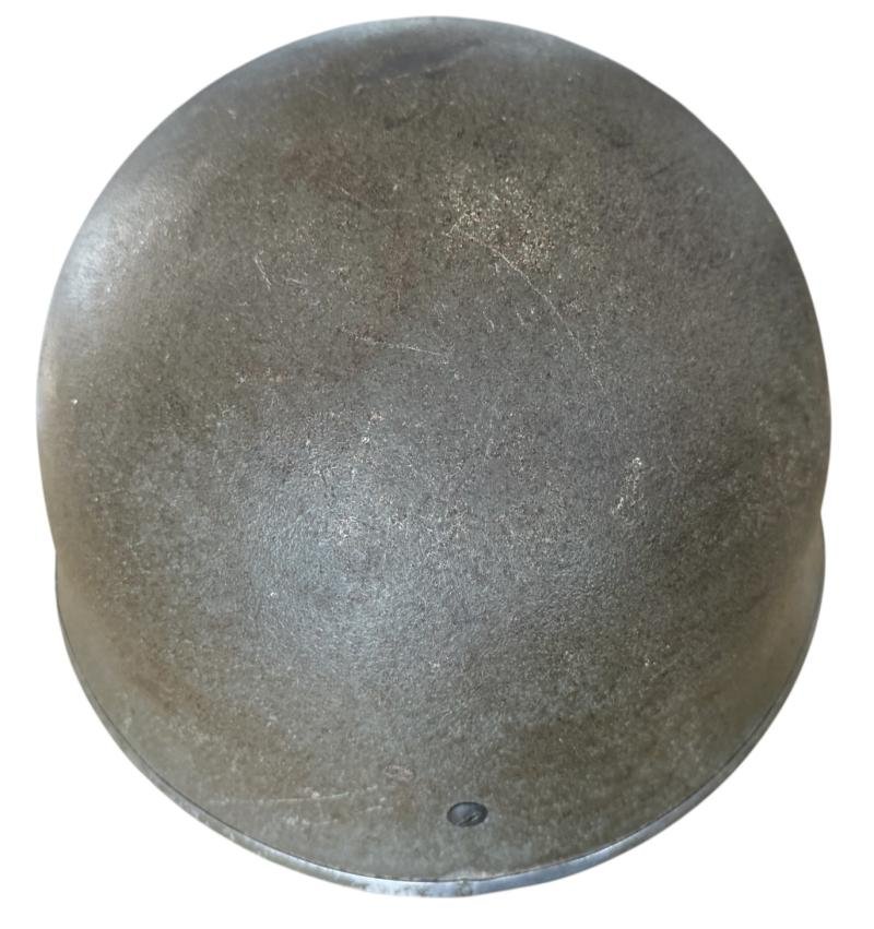 British (Airborne) MK3 Paratrooper/Airborne Combat Helmet 1944 Size 7 1/8 - Nice Used Condition — image 6