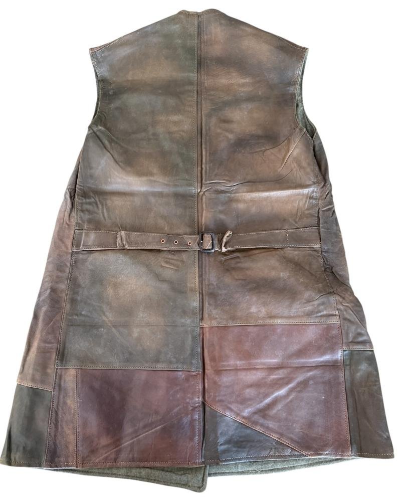 British Camoflaged ATS Leather Jerkin 1941 -Unissued Condition — image 2