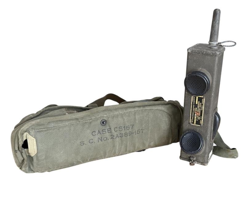 U.S. (Airborne) BC-611 'Handie-Talkie' And CS157 Carrying Case - Nice Used Condition — image 19
