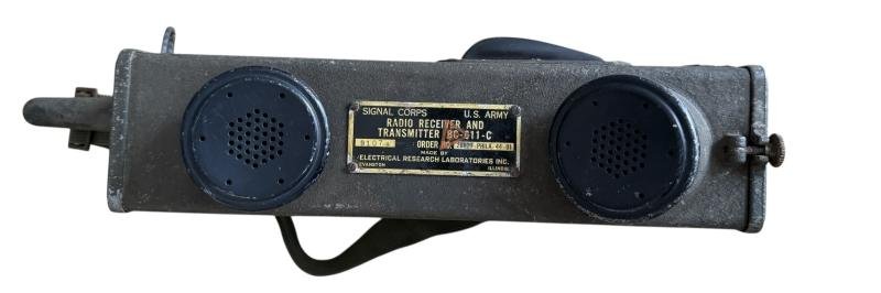 U.S. (Airborne) BC-611 'Handie-Talkie' And CS157 Carrying Case - Nice Used Condition — image 6