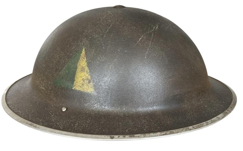 British Reconnaisance Marked Tommy Helmet 1939 - Nice Used Condition — image 2