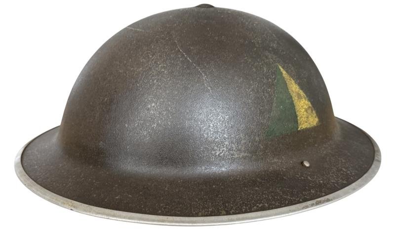 British Reconnaisance Marked Tommy Helmet 1939 - Nice Used Condition — image 4