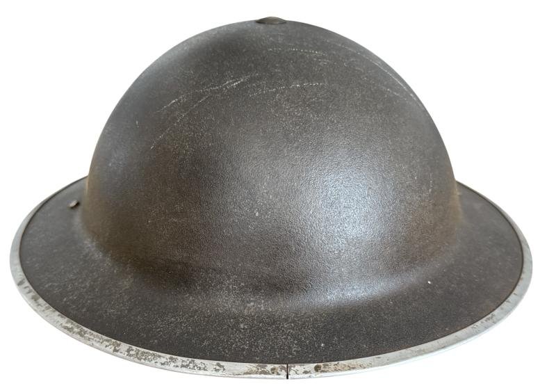 British Reconnaisance Marked Tommy Helmet 1939 - Nice Used Condition — image 5