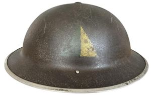 British Reconnaisance Marked Tommy Helmet 1939 - Nice Used Condition