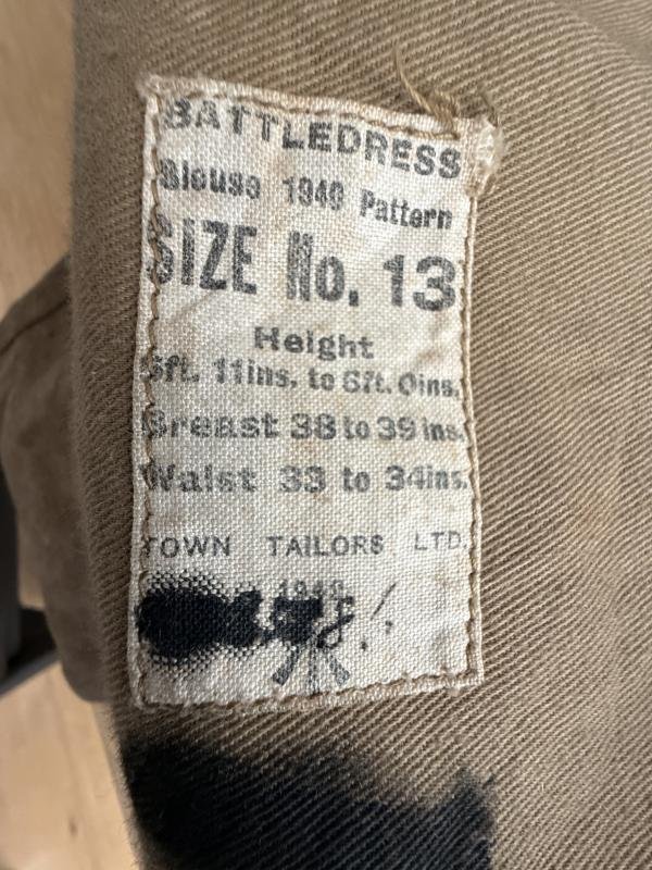 British (Airborne) Parachute Regiment Battle Dress Jacket - Nice Used Condition — image 11