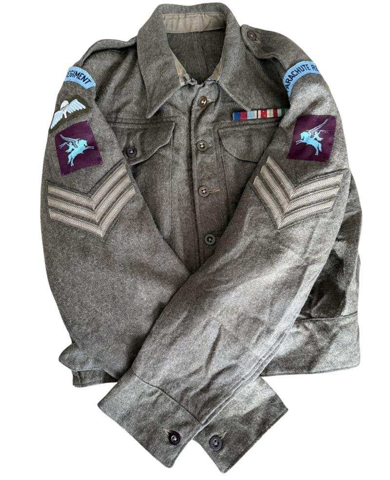 British (Airborne) Parachute Regiment Battle Dress Jacket - Nice Used Condition — image 2